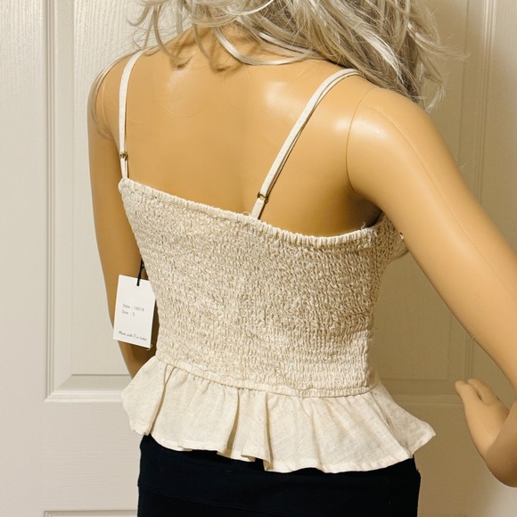 Japan Beige Top Sz Juniors Small NWT - Picture 5 of 13